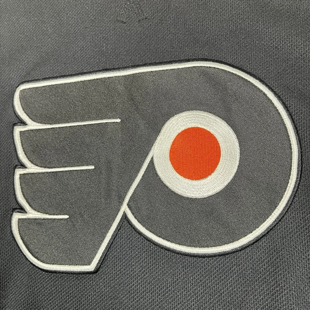Reebok Philadelphia Flyers Hoodie Mens Medium Face Off Collection Pullover NHL